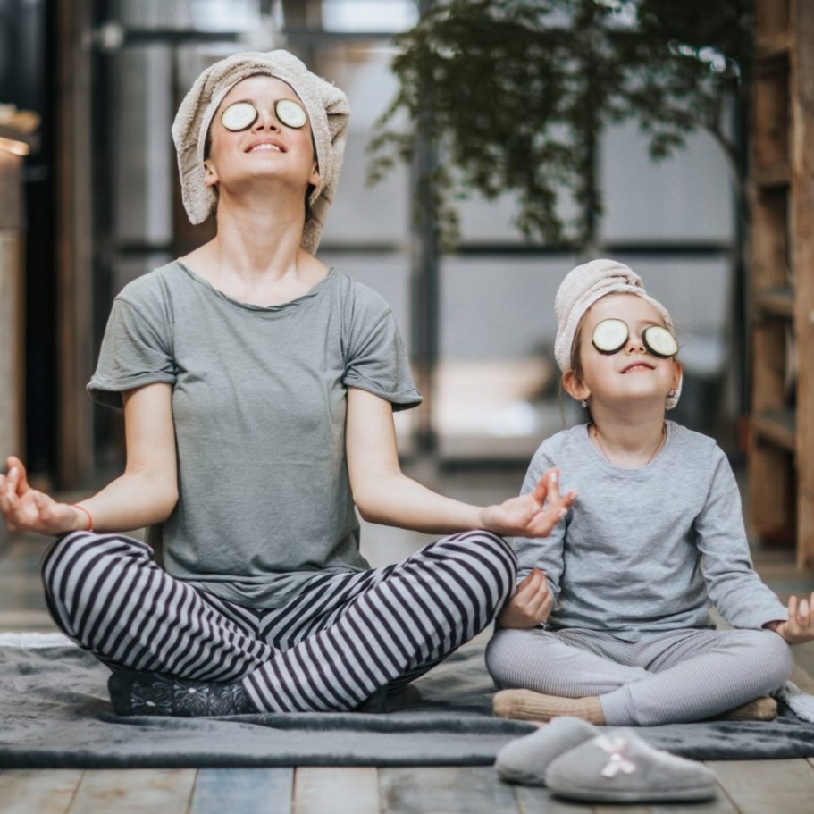 Eltern Kind Kichererbsen Yoga